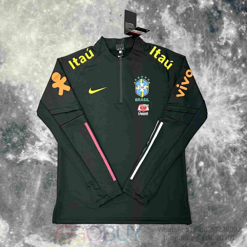 Neymar Same Style Training Suit Black