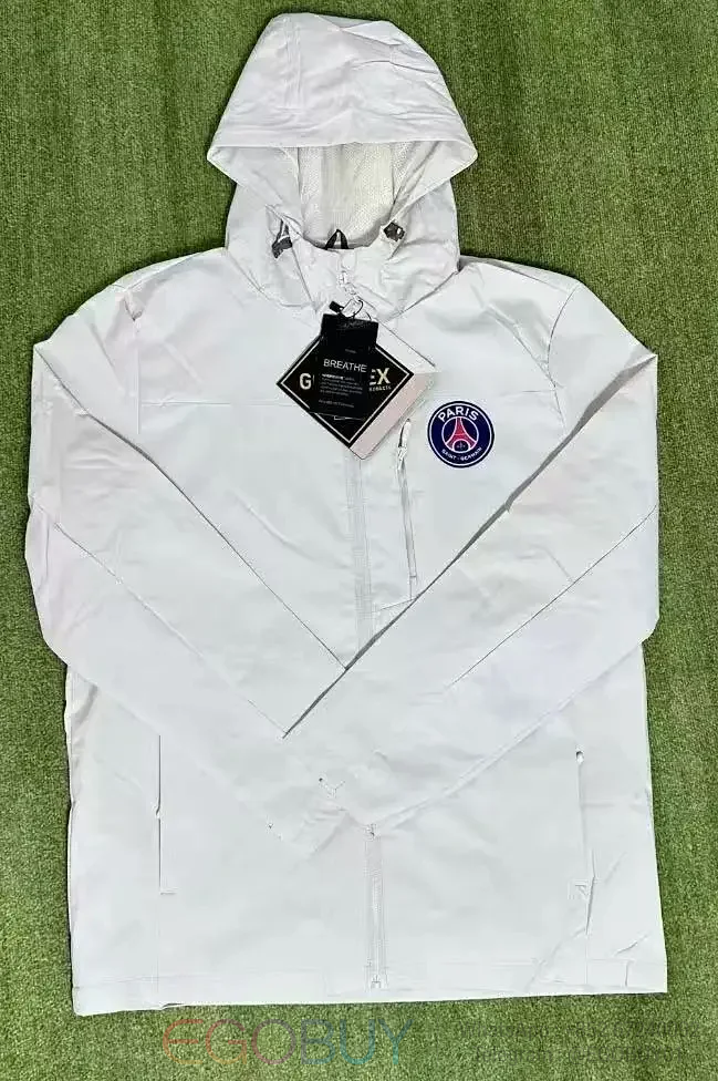 Paris White Windbreaker (Lightweight)