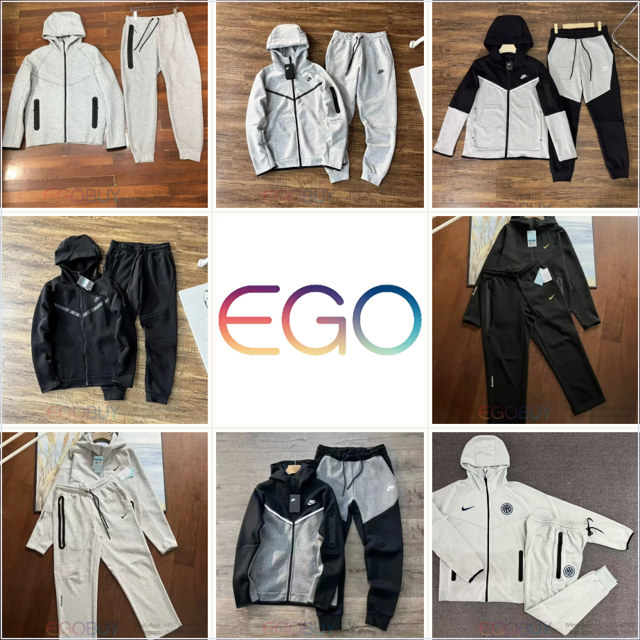 Half-Zip Pullover Hoodie Set-80