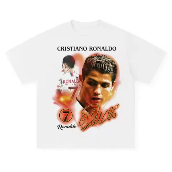 CBF Neymar Portrait Beige Oversized T-Shirt - 11