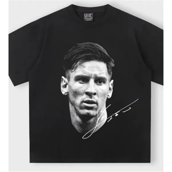 CBF Neymar Portrait Beige Oversized T-Shirt - 9