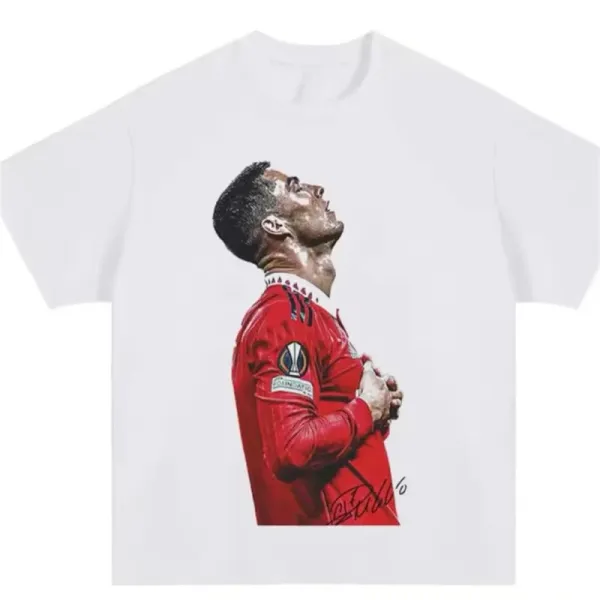 CBF Neymar Portrait Beige Oversized T-Shirt - 6