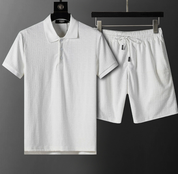Fen-di Stand Collar White