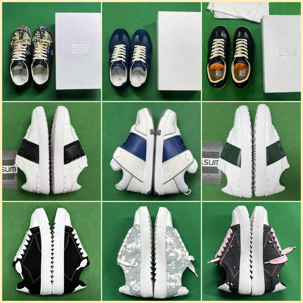 CB08 Leather Sneakers Unisex White Genuine Leather Soft Leather Training Skate Shoes