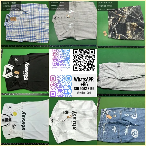 Stussy Checkered Short-Sleeve Shirt Gray - 2