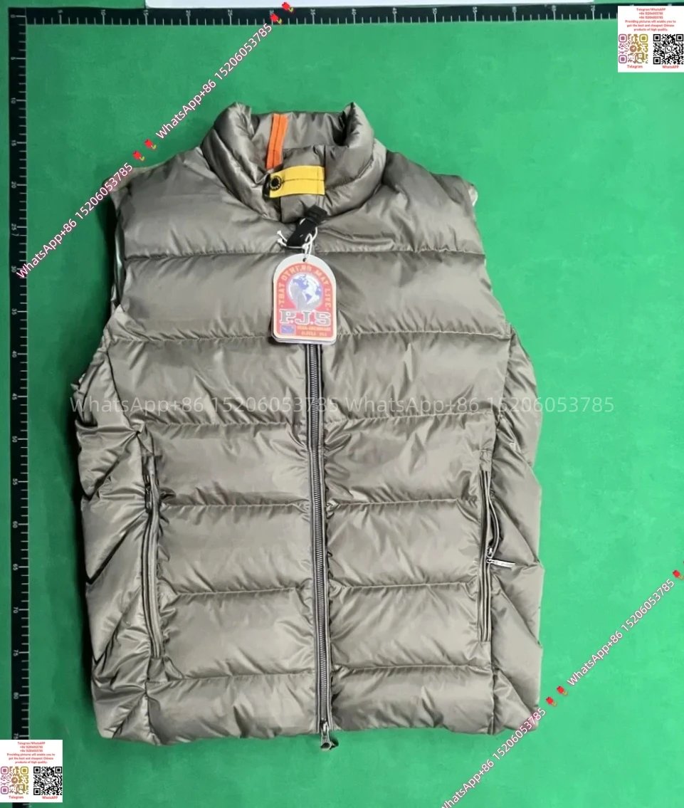 PJS Down Vest-Khaki