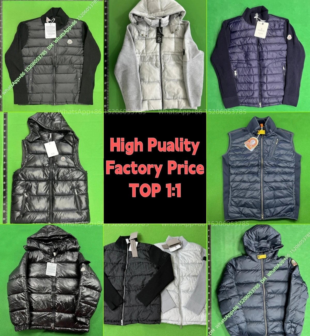 DW Factory High Quality Classic Down Hooded Jacket Cardigan WhatsApp+86 15206053785