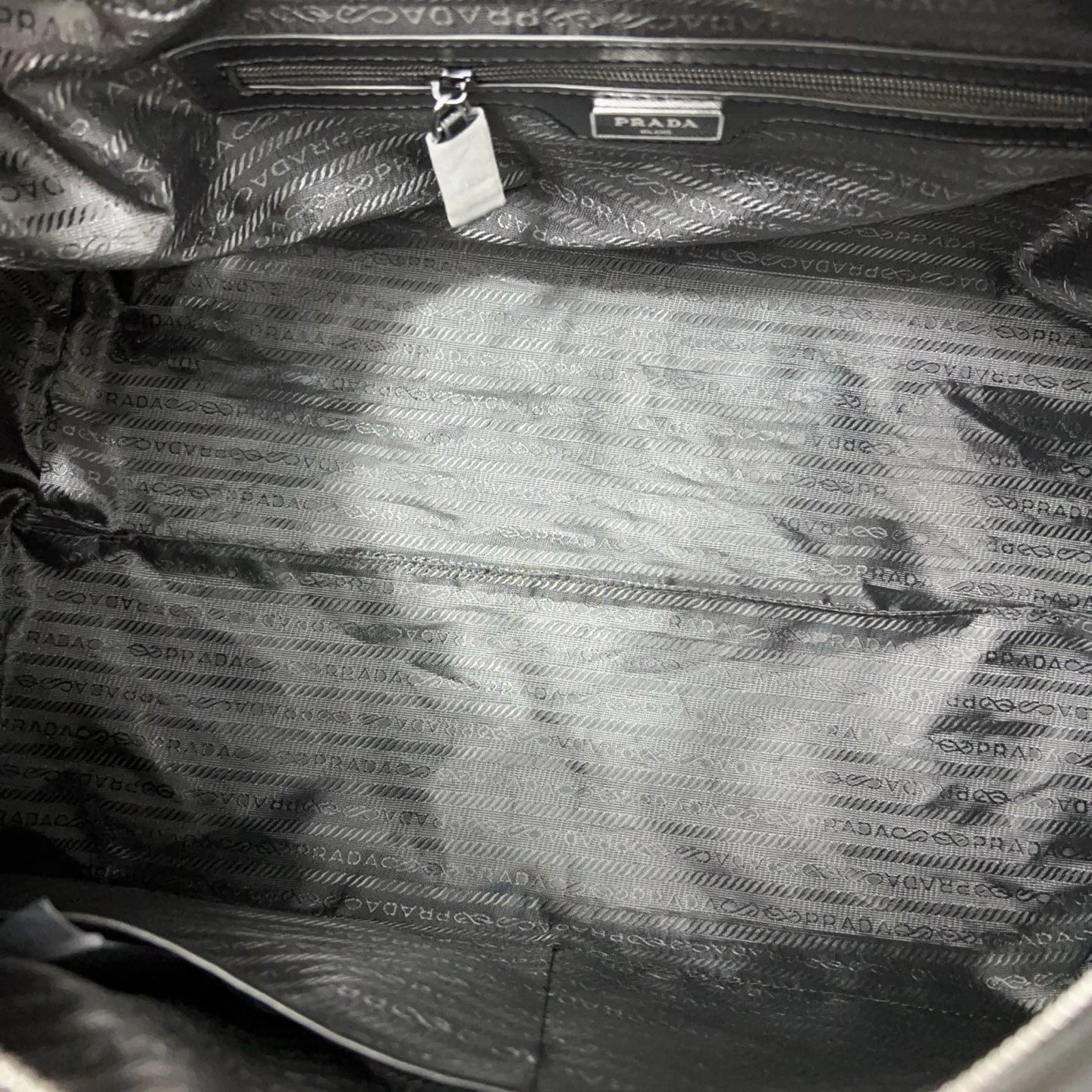 Prada Re-Nylon Duffle Bag Black Travel Bag - 5