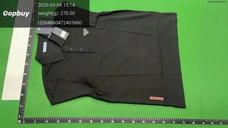 Prada Logo-Strip Polo White Polo Shirt - 8