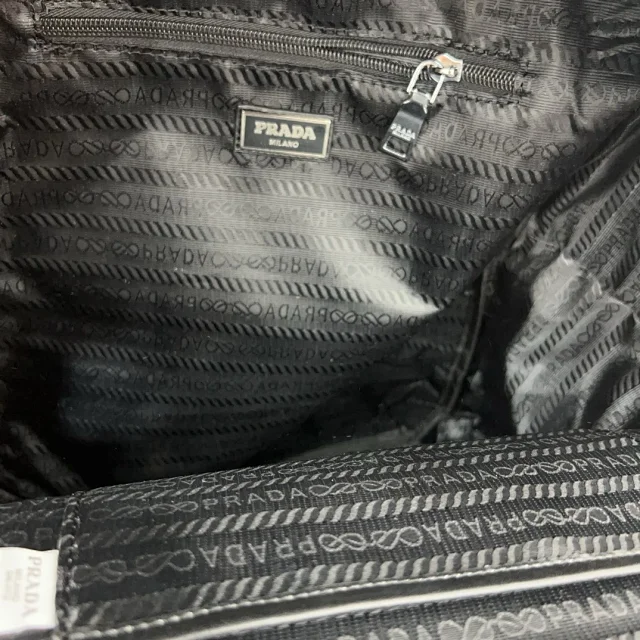 Prada Travel Bags Nylon duffle bag with shoulder strap product detail image 7