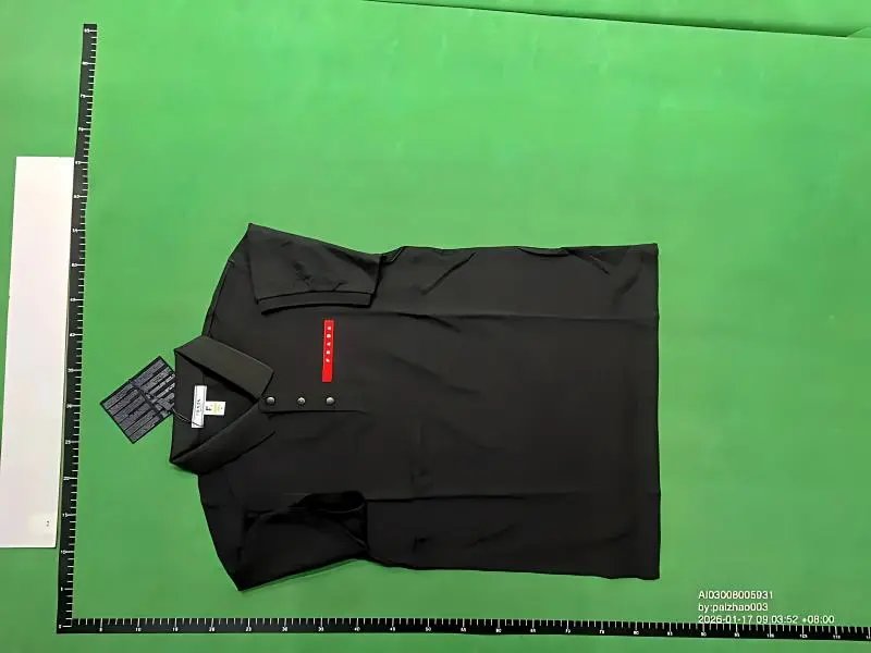 Prada Logo-Strip Polo White Polo Shirt - 5
