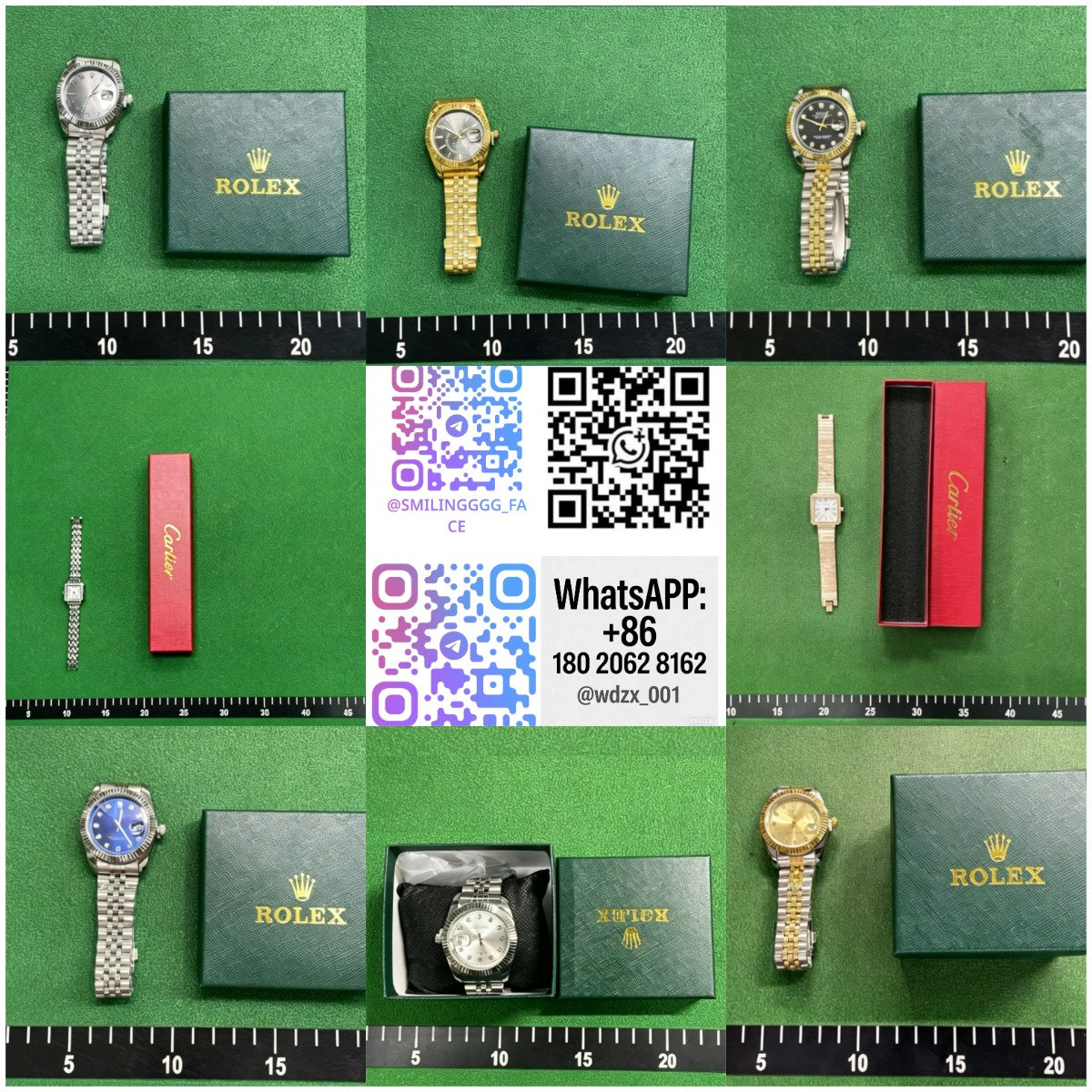 RF09- Non Mechanical Men's Quartz Watch Stainless Steel with Waterproof Luminous Quartz Women's Watch Men's WhatsApp:+8618020628162