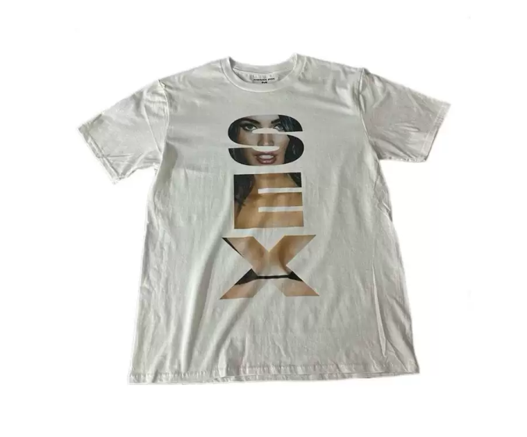 Printed Tee - Grey Letter Print