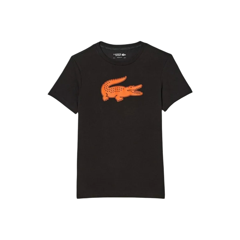 ABC13-8 Retro Embroidered Letter Graphic Cotton Printed T-Shirt