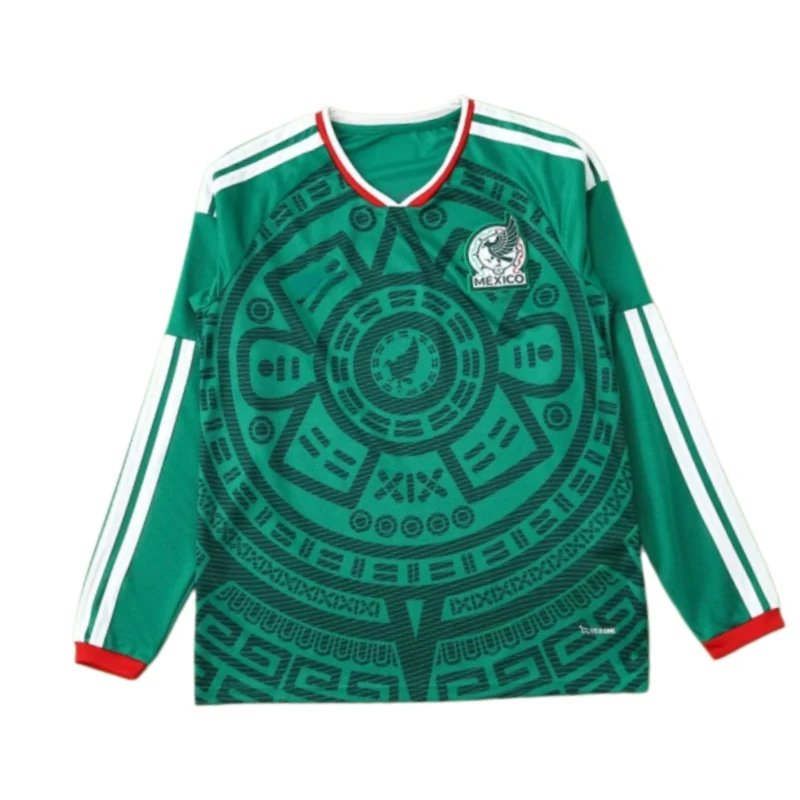 2026 FIFA World Cup Mexico home Long sleeved Fan version