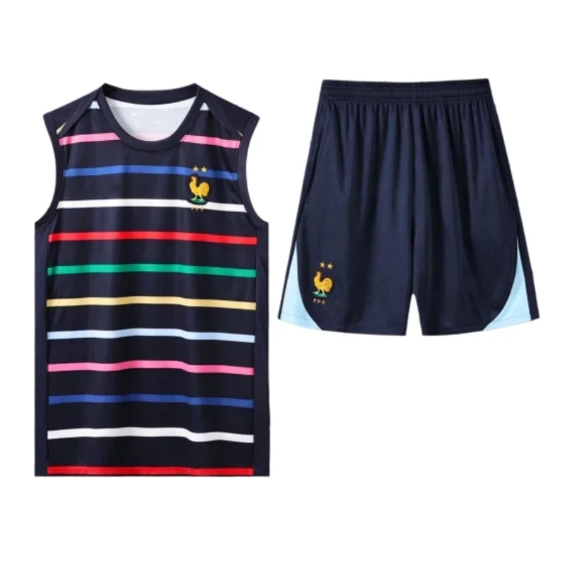 Traje de Entrenamiento Francia 2024-2025 Chaleco Versión Fanática