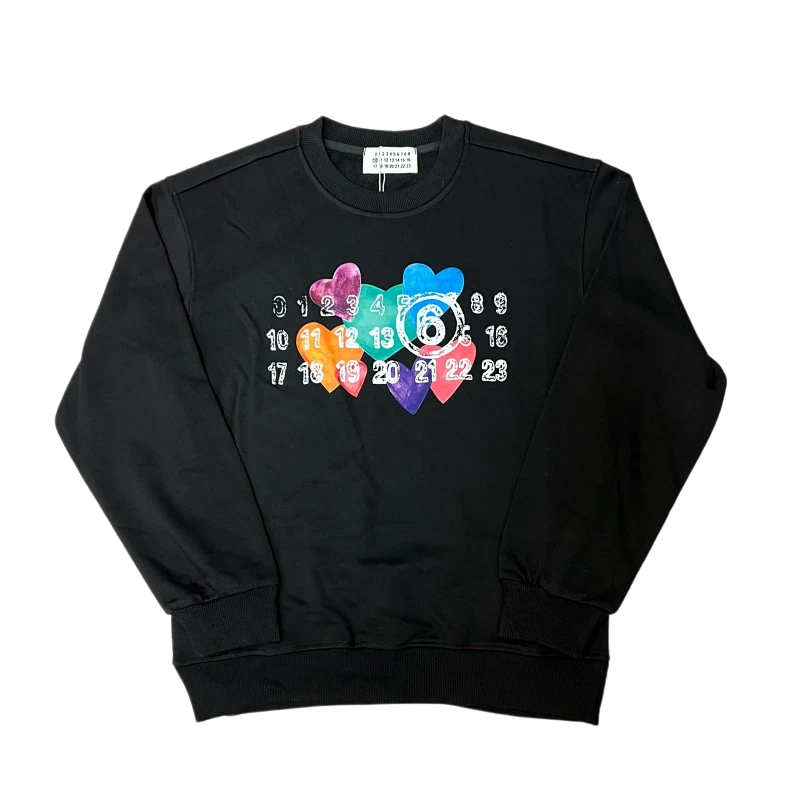 [DX39] Fashionable Round Neck Unisex Sweatshirt Pure Cotton Casual Comfortable
