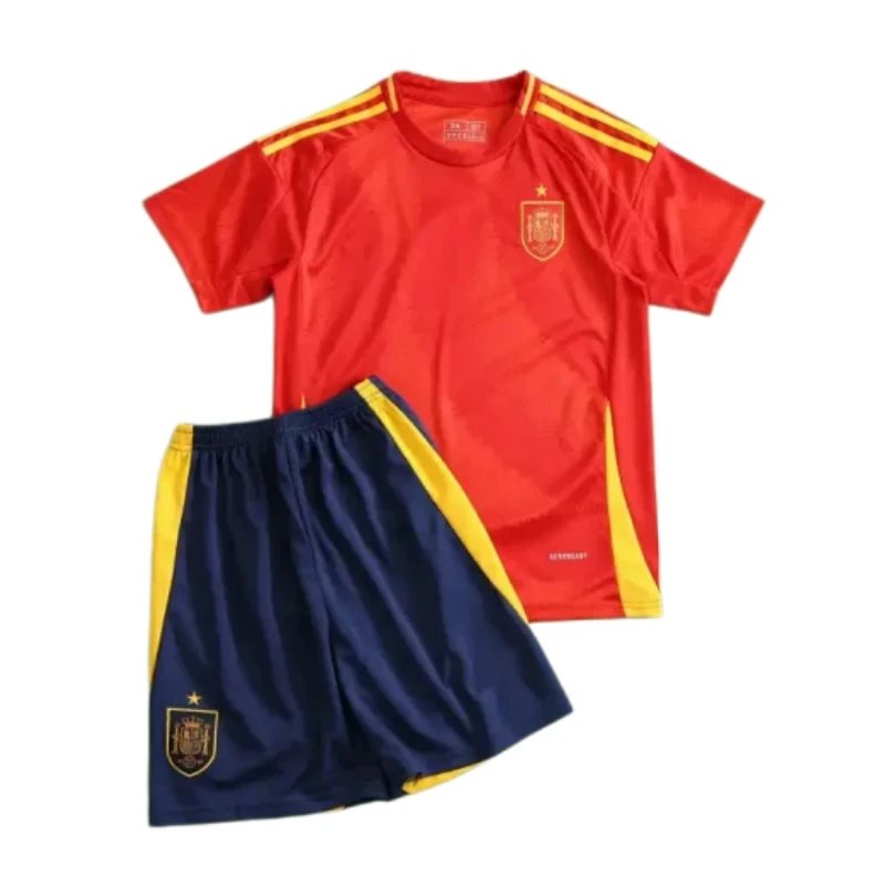 2024 UEFA Spain home Kids kit
