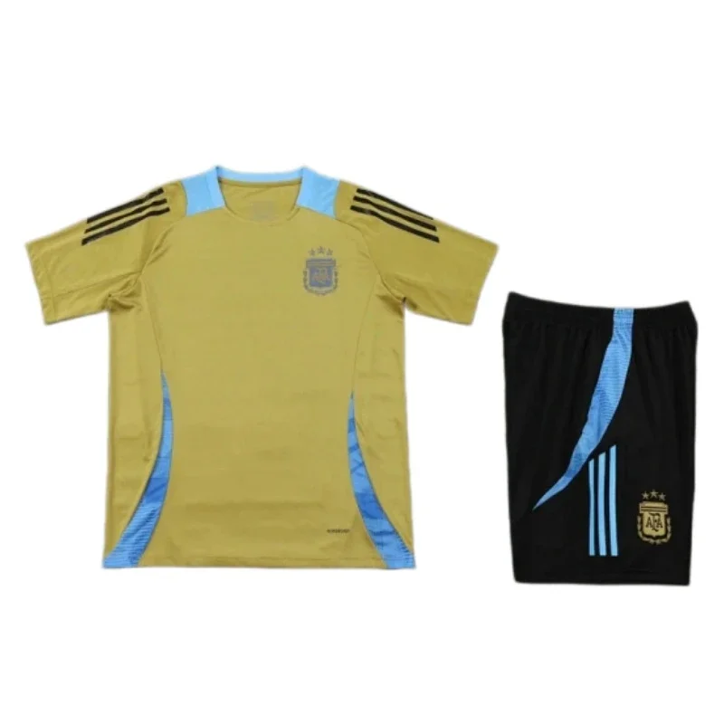 Conjunto de Entrenamiento Argentina 2024-25 Manga Corta Versión Fan
