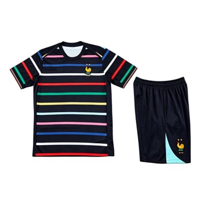 2425 France Training clothes suit Short sleeve Fan version