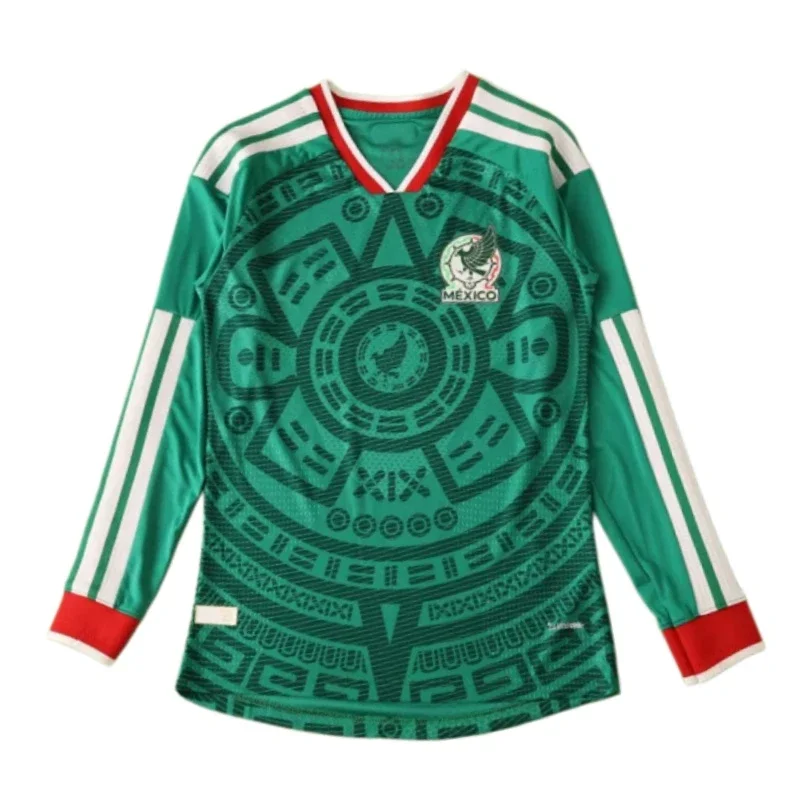 Camiseta México Copa Mundial 2026 Local Manga Larga Versión Jugador