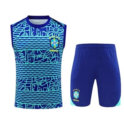 2425 Brazil Training clothes suit vest Fan version