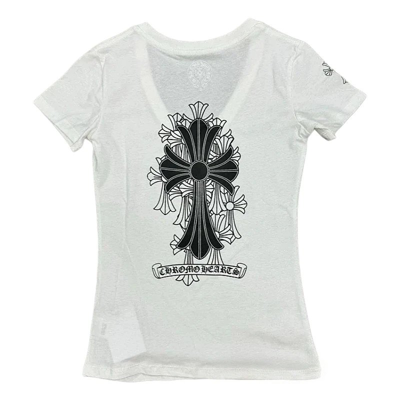 Chrome Hearts V-neck T-Shirt