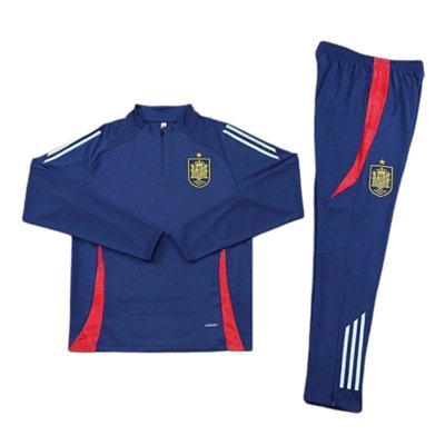 2425 Spain navy blue Training suit set