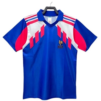 1990 season France Home retro Fan version