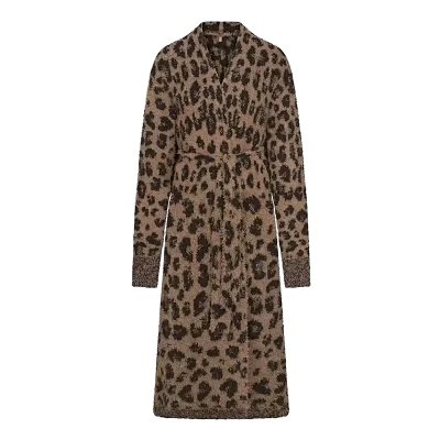 Skims Leopard Bathrobe