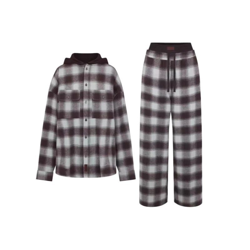 Oversized Double Waisted Pijama Pants