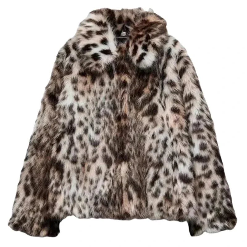 Chaqueta Zara Leopard Fur