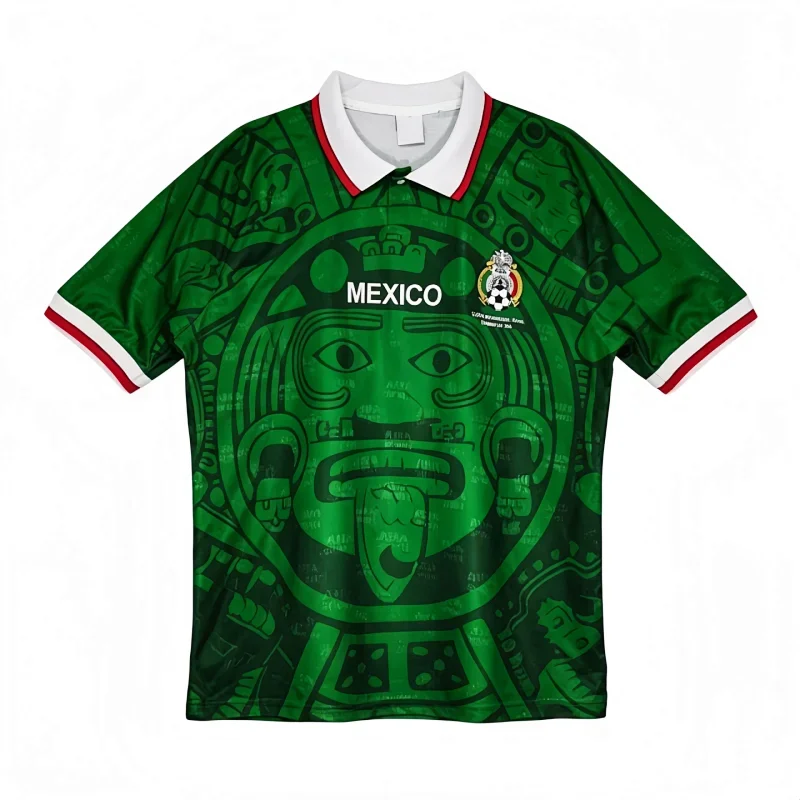 Jersey México Temporada 1998 Local Retro Versión Afición