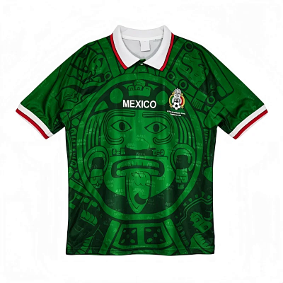 1998 season Mexico home retro Fan version