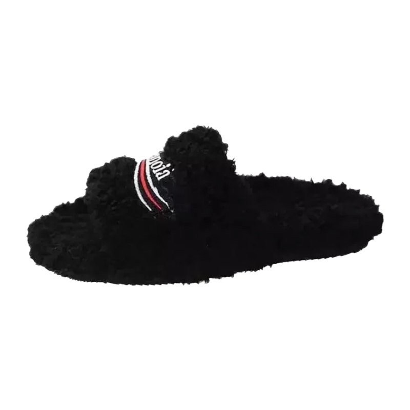 Balenciaga Fur Slides