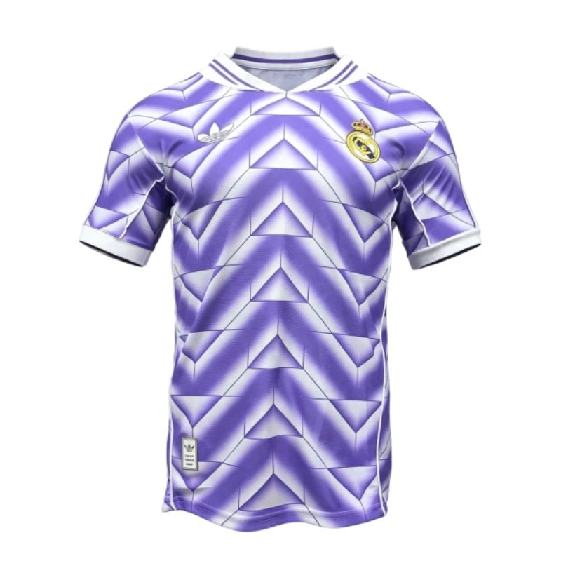 2526 Season Retro Purple Real Madrid Player Edition Jersey