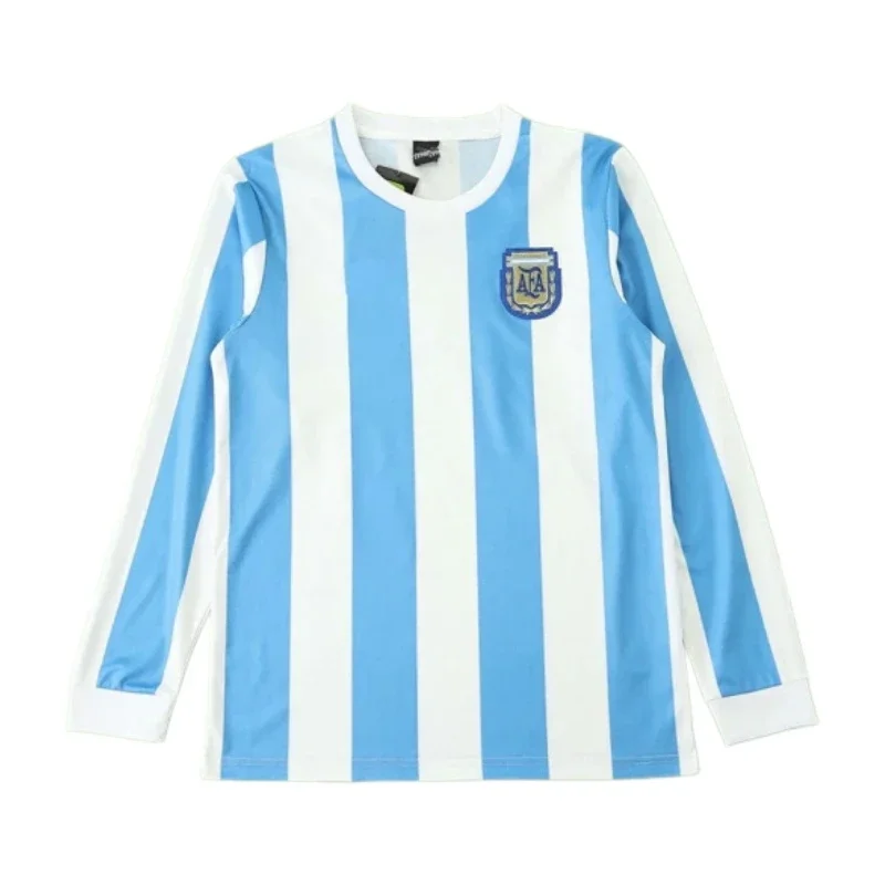 Camiseta Argentina Local Manga Larga Versión Aficionado