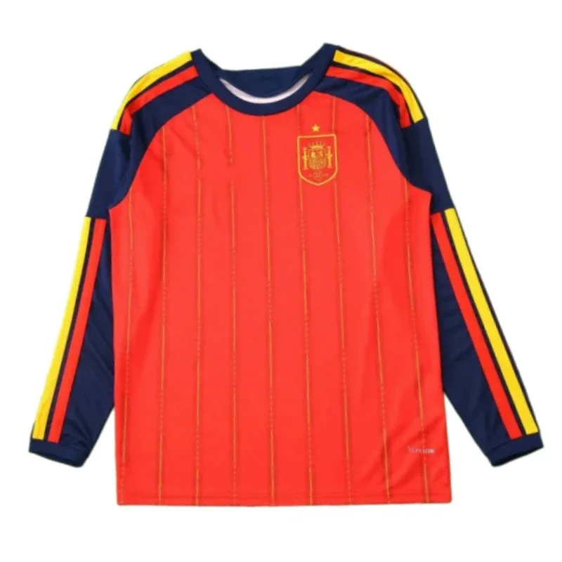 Camiseta España Copa Mundial 2026 Local Manga Larga Versión Aficionado