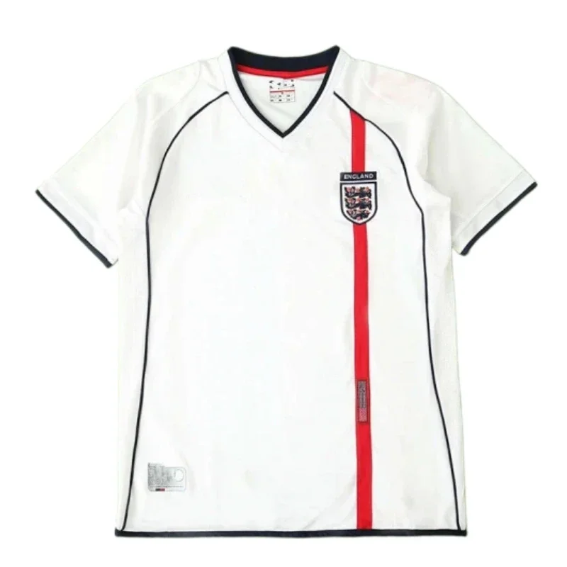 Camiseta de Fútbol Retro Inglaterra 2002 Versión Aficionado