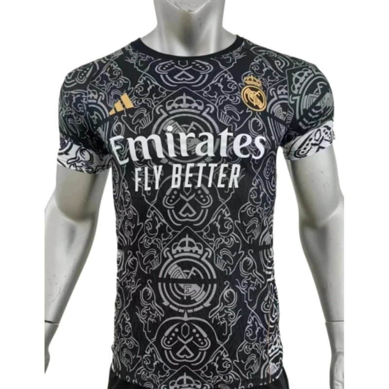 2425 Black Real Madrid Special Edition Jersey Player Version