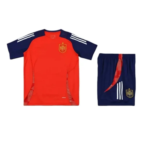 Traje de Entrenamiento España 2024-2025 Versión Aficionado Manga Corta
