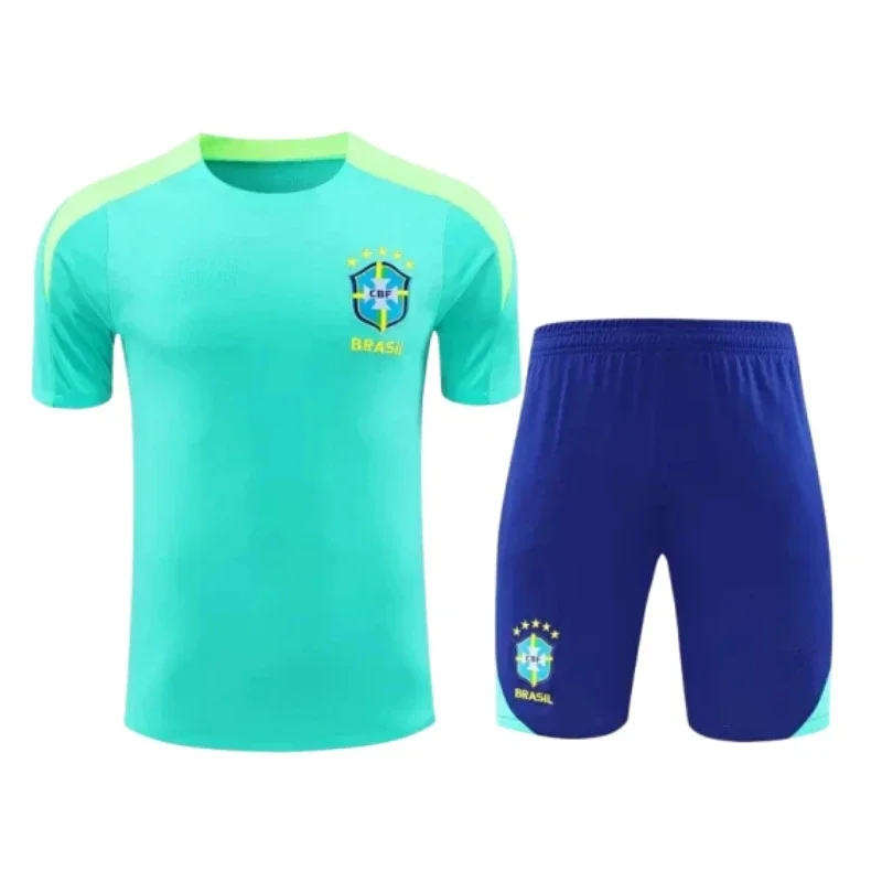 Conjunto de Entrenamiento Brasil 2024-25 Versión Aficionado Manga Corta