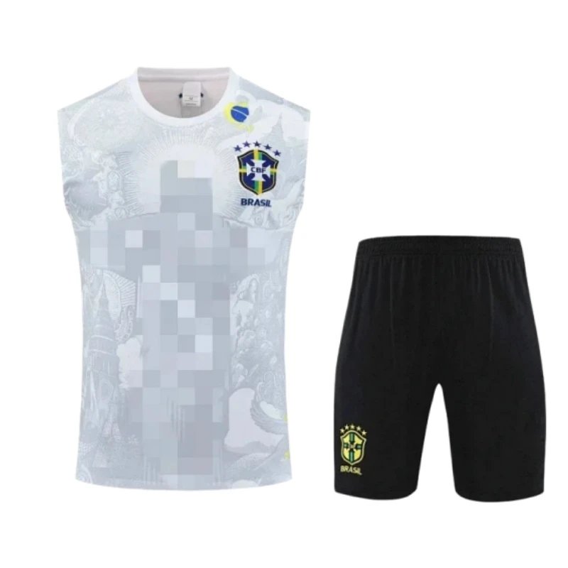2526 season Brazil Jesus Training clothes suit vest Fan version