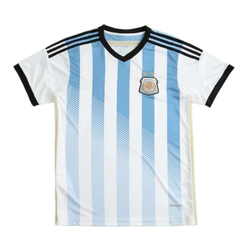 Camiseta Retro Argentina 2014 Local Versión Fan