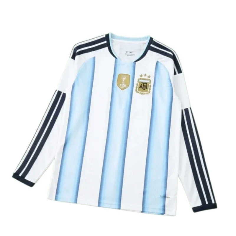 Camiseta Argentina FIFA World Cup 2026 Local Manga Larga Versión Fan
