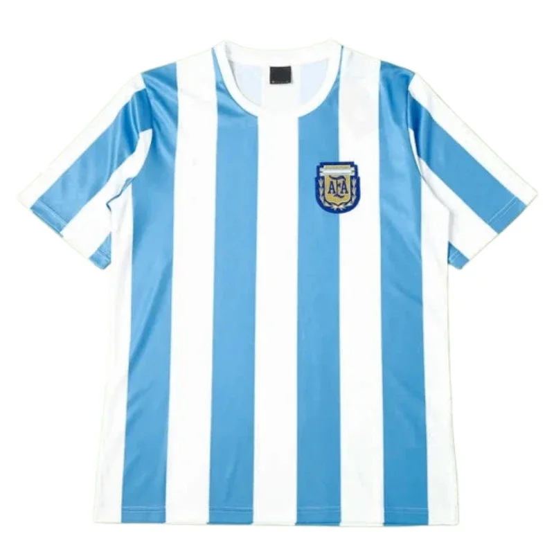 Camiseta Retro Argentina Temporada 86 Versión Hincha