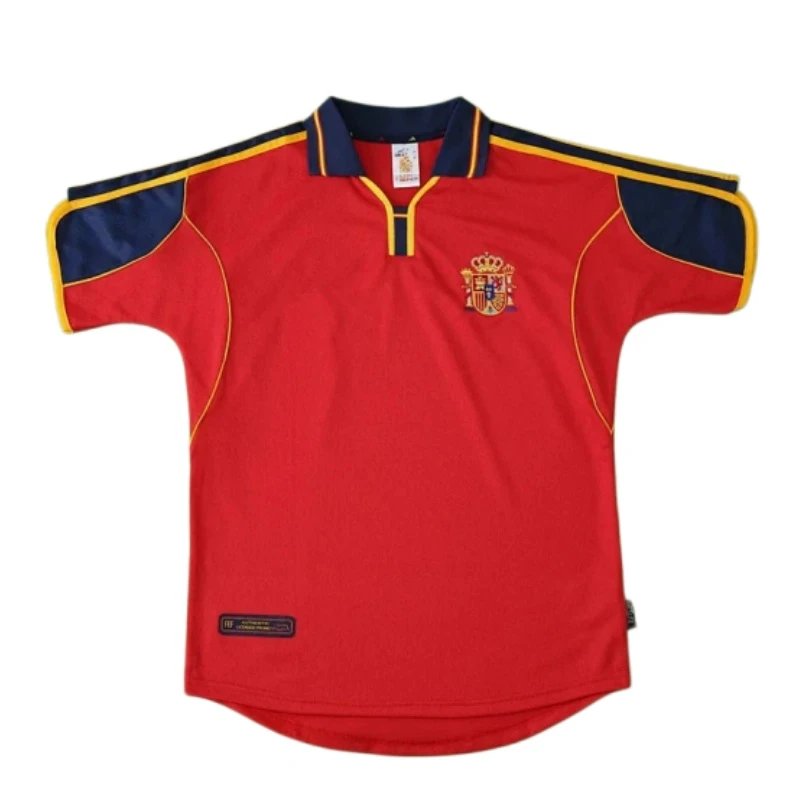 2000 season Spain home retro Fan version