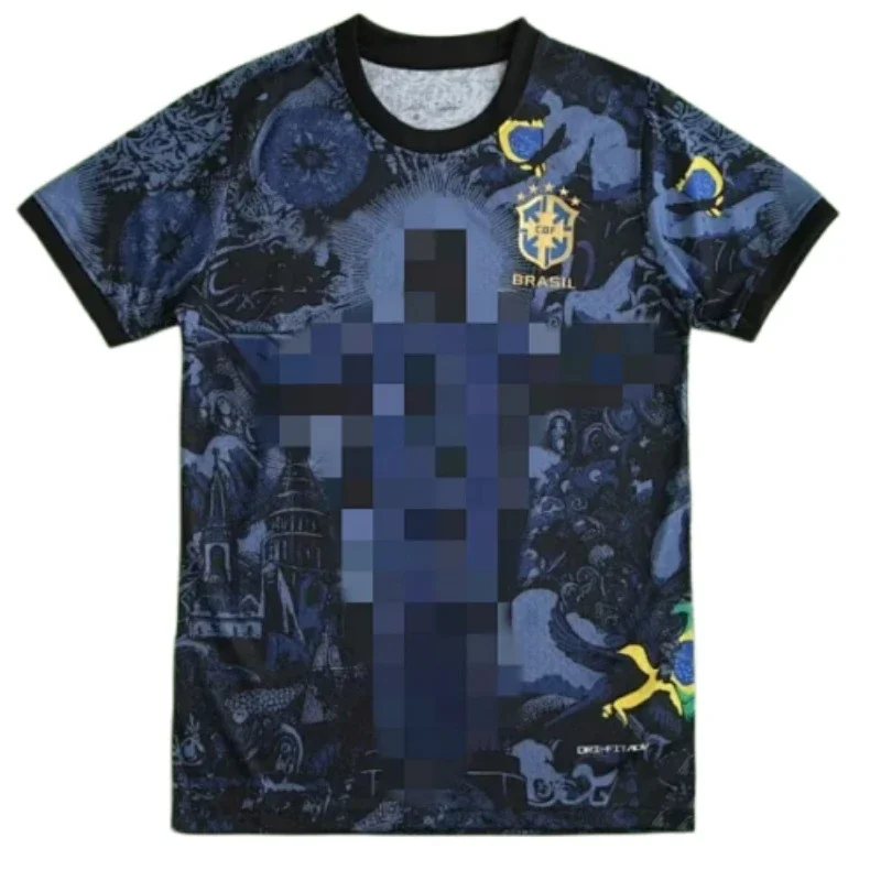 Camiseta de Jugador Brasil Azul Jesus Temporada 2024