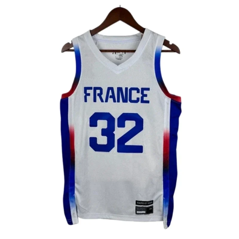 Camiseta NBA Francia Selección Nacional #32 Wembanyama