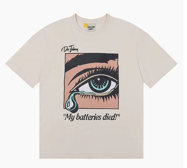 Gallery Dept.’s “Batteries Died” Themed T-Shirt